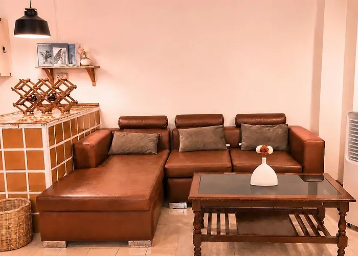 公寓 Cozy 2 Queen Bed With Vintage Kitchen At Phayathai Bts 曼谷