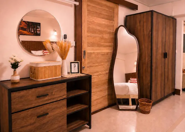 Cozy 2 Queen Bed With Vintage Kitchen At Phayathai Bts 公寓